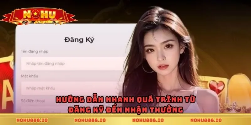 Hướng dẫn nhanh quá trình từ đăng ký đến nhận thưởng